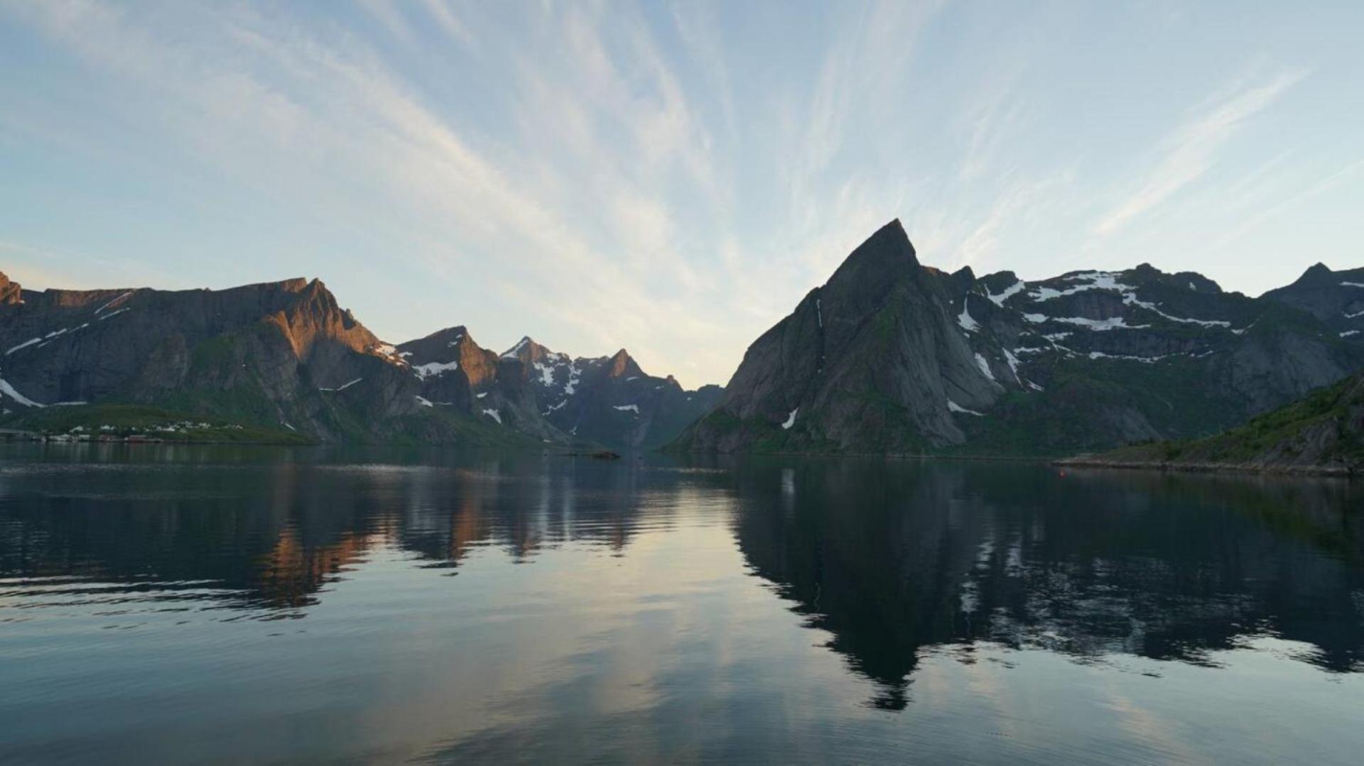 Lofoten Panoramic Luxury Home With Sauna Moskenes Eksteriør billede