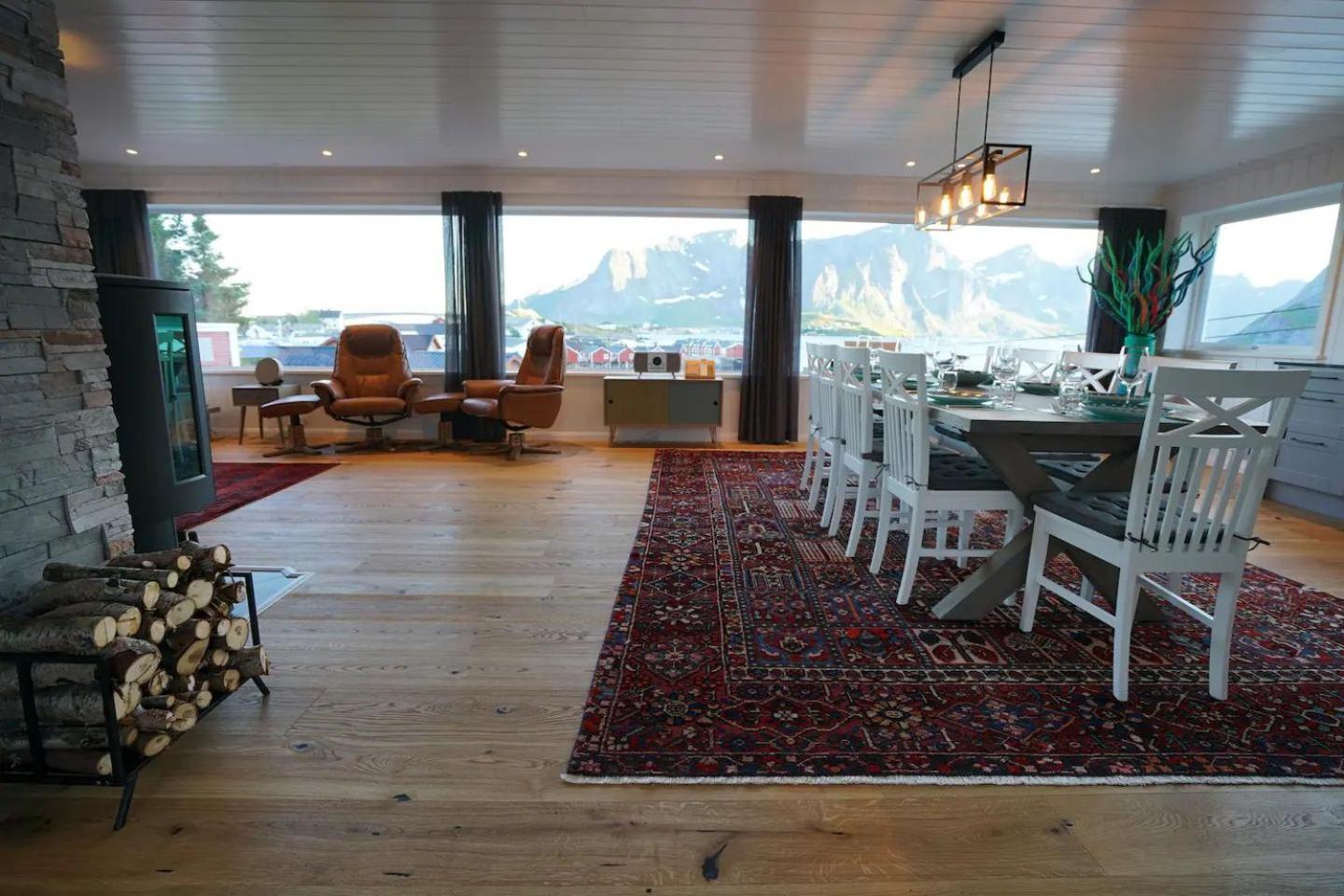 Lofoten Panoramic Luxury Home With Sauna Moskenes Eksteriør billede
