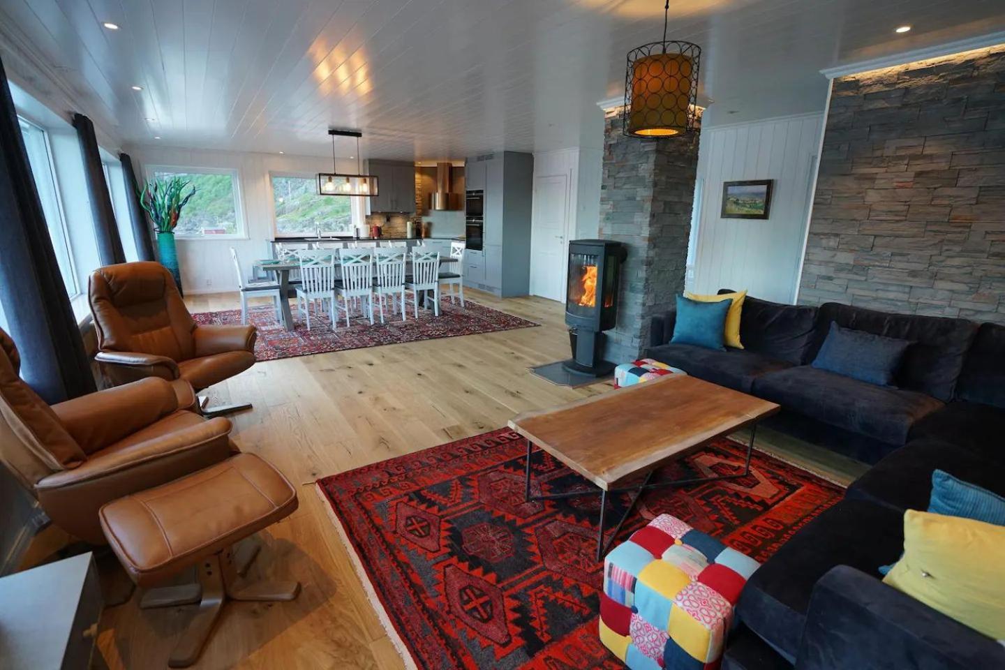 Lofoten Panoramic Luxury Home With Sauna Moskenes Eksteriør billede